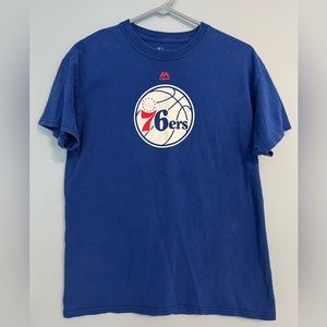 76ers Logo T-shirt- Size Medium